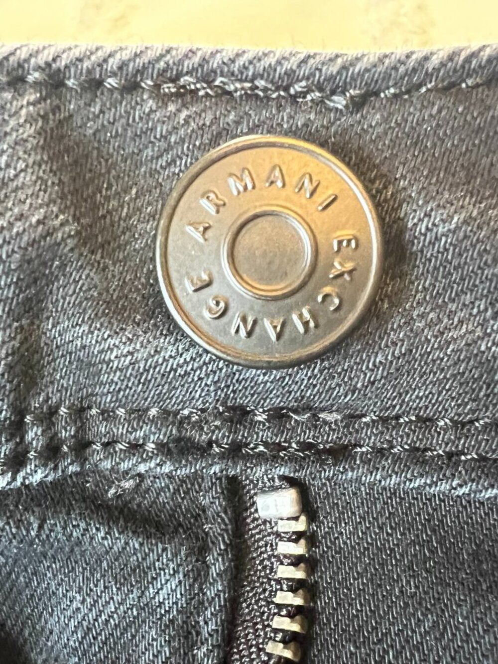 Y2K A/X Armani Exchange Black Skinny Jeans SIZE 29R - Picture 7 of 16